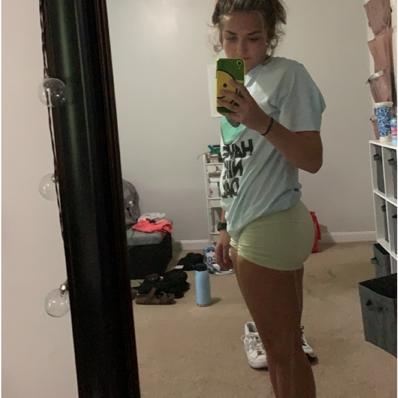 Gymshark flex cycling shorts - green - Picture 5 of 5